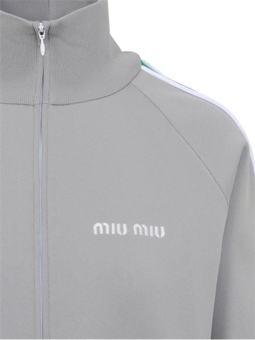 LOGO NYLON CARDIGAN