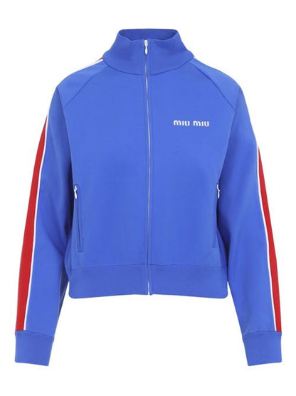 LOGO NYLON CARDIGAN