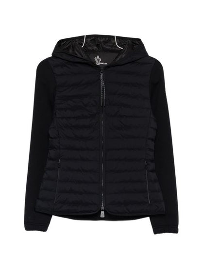 PADDED ZIPPED CARDIGAN