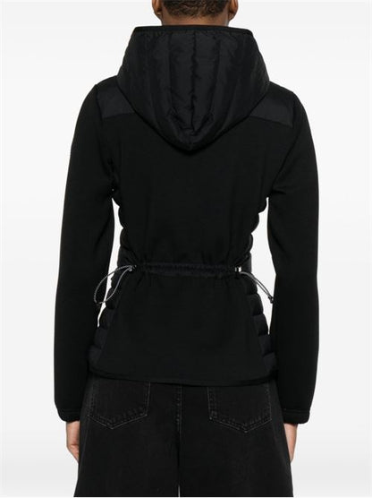PADDED ZIPPED CARDIGAN