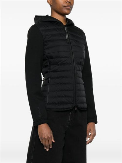 PADDED ZIPPED CARDIGAN