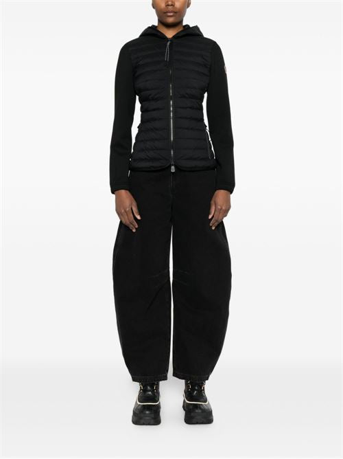 PADDED ZIPPED CARDIGAN