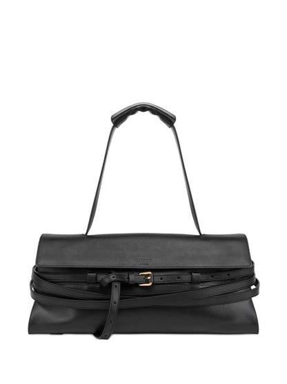 TIE ME LEATHER HANDBAG