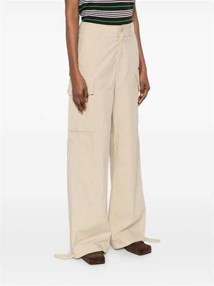 NYLON AND COTTON TROUSERS