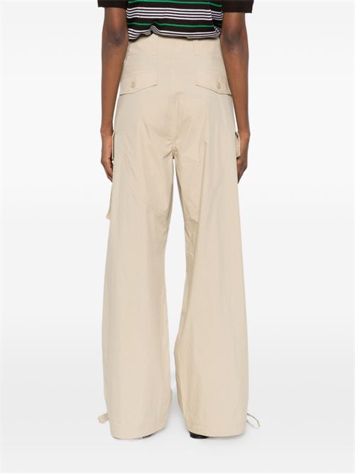 NYLON AND COTTON TROUSERS