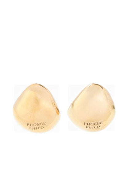PEBBLE STUD SILVER EARRINGS