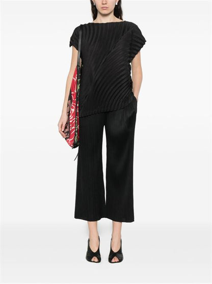 PLEATED TROUSERS