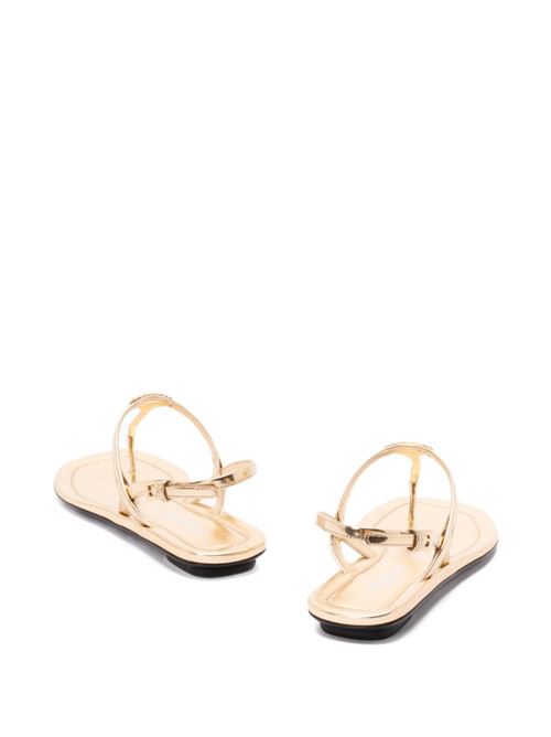 LEATHER THONG SANDALS