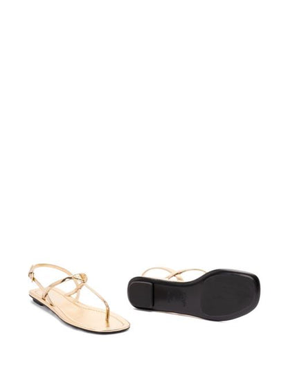 LEATHER THONG SANDALS
