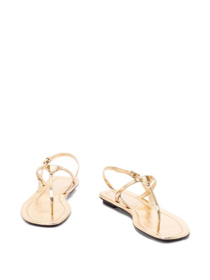 LEATHER THONG SANDALS