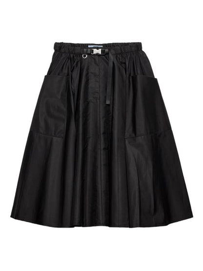 RE-NYLON SHORT SKIRT