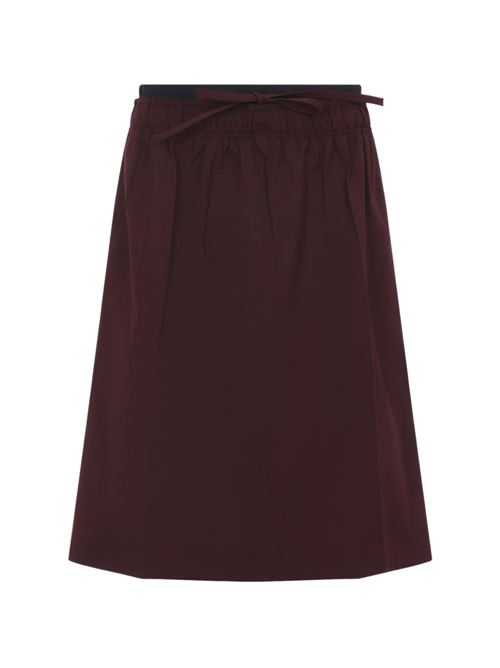 COTTON BLEND MIDI SKIRT