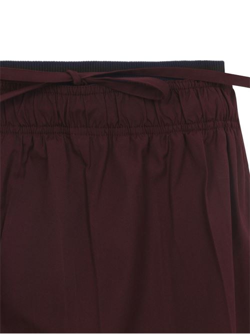 COTTON BLEND MIDI SKIRT