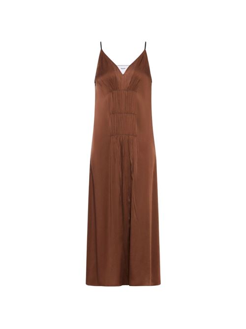 SATIN MIDI DRESS