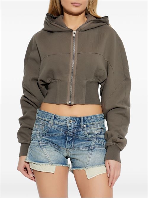 COLLAGE GIMP COTTON HOODIE