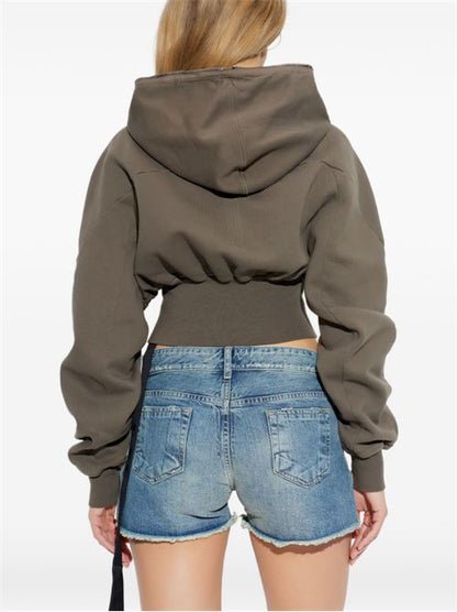 COLLAGE GIMP COTTON HOODIE