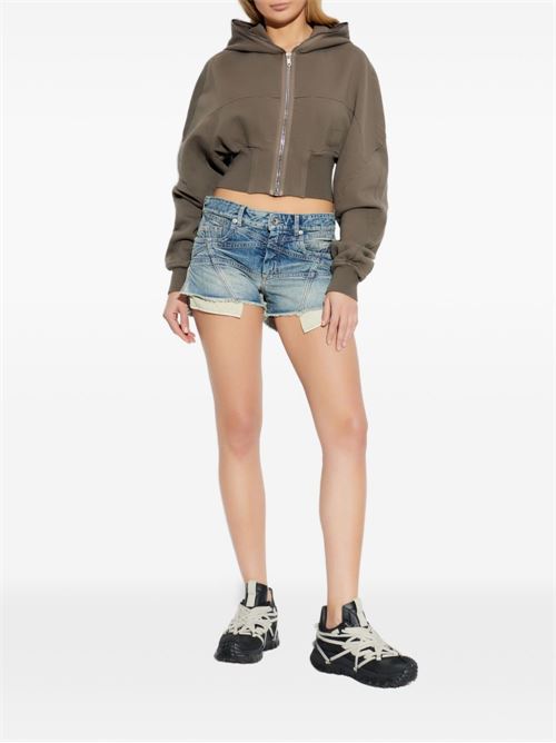 COLLAGE GIMP COTTON HOODIE