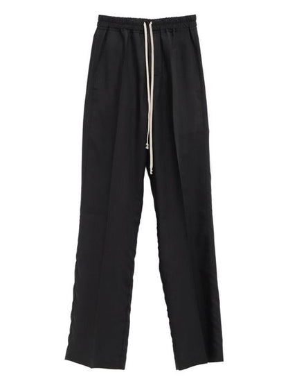 DRAWSTRING COTTON TROUSERS