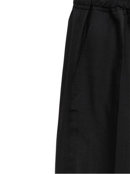 DRAWSTRING COTTON TROUSERS