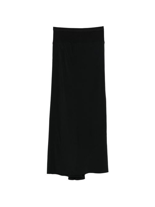 COTTON BLEND MIDI SKIRT