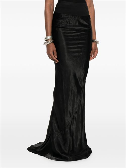 RUCKED LONG SKIRT