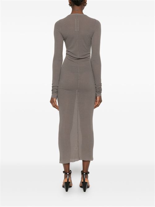 RIBBED MIDI DRESS