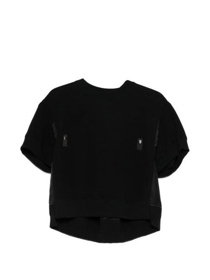COTTON AND NYLON TOP