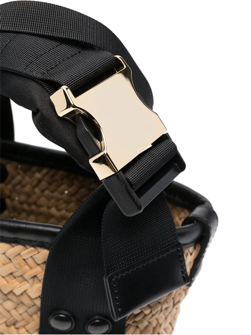 RAFIA BUCKET BAG
