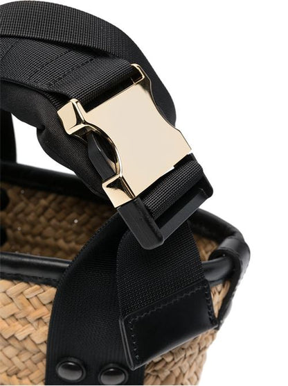 RAFIA BUCKET BAG