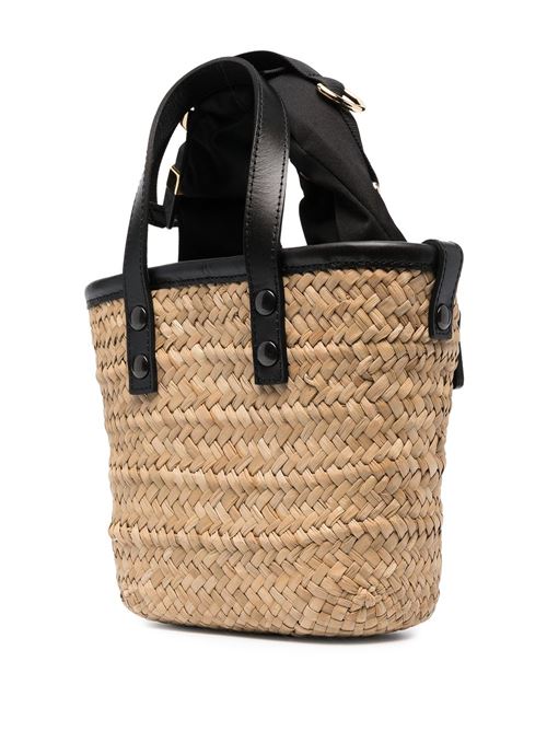 RAFIA BUCKET BAG