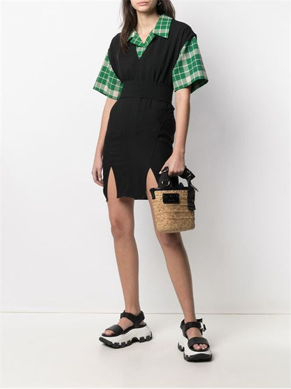 RAFIA BUCKET BAG