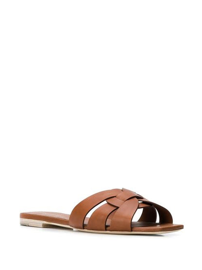 TRIBUTE NU PIEDS LEATHER SANDALS