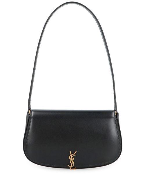 DEMI LUNE LEATHER SHOULDER BAG