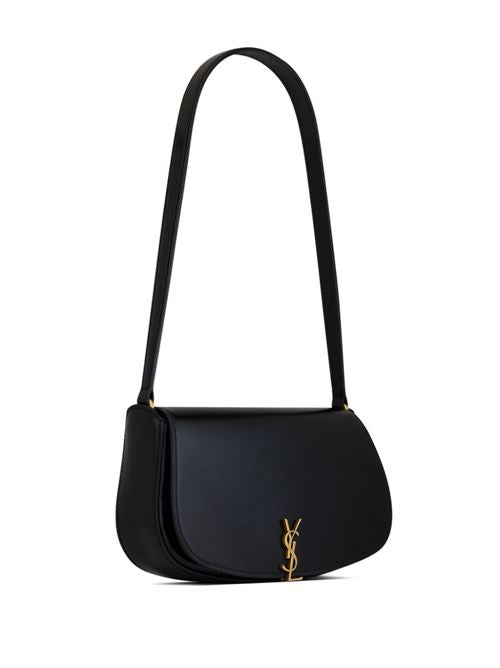 DEMI LUNE LEATHER SHOULDER BAG