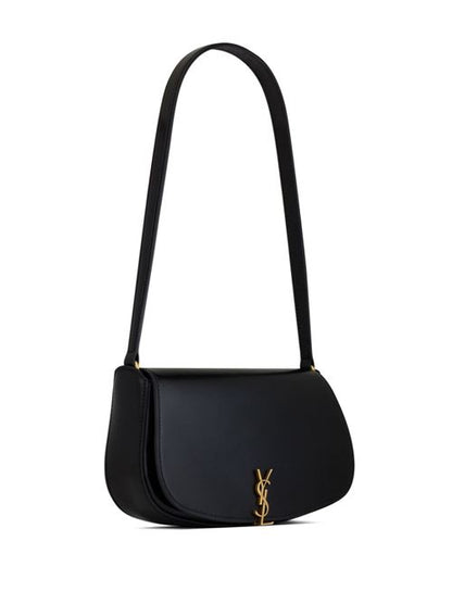 DEMI LUNE LEATHER SHOULDER BAG