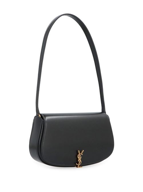 DEMI LUNE LEATHER SHOULDER BAG