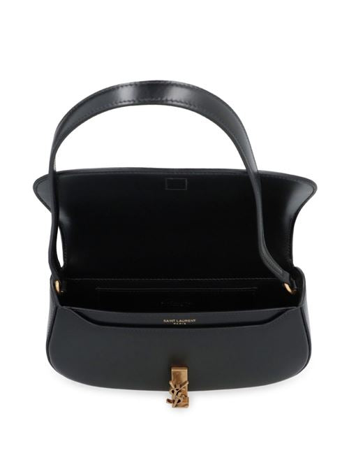 DEMI LUNE LEATHER SHOULDER BAG