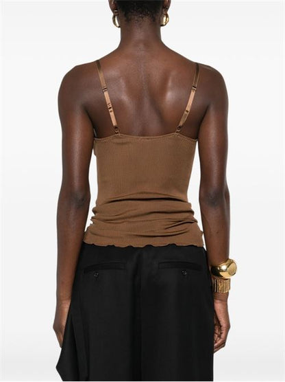 LACE SILK TOP