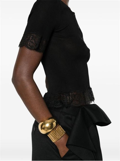 LACE SILK T-SHIRT