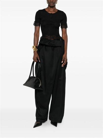 LACE SILK T-SHIRT