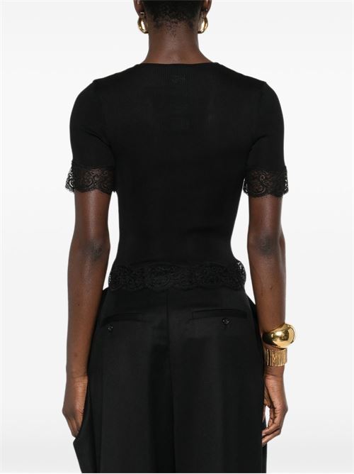 LACE SILK T-SHIRT