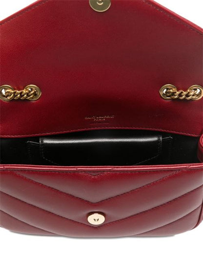 LOULOU MINI LEATHER SHOULDER BAG