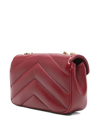 LOULOU MINI LEATHER SHOULDER BAG