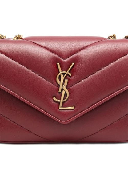 LOULOU MINI LEATHER SHOULDER BAG