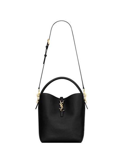 LE 37 MEDIUM LEATHER BUCKET BAG