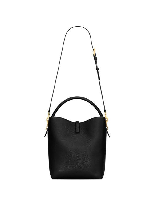 LE 37 MEDIUM LEATHER BUCKET BAG