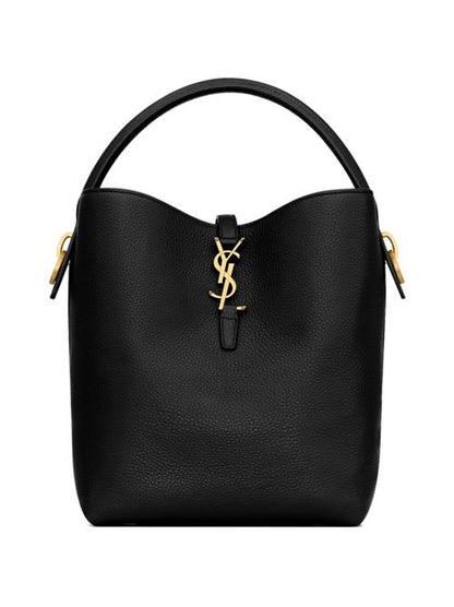 LE 37 MEDIUM LEATHER BUCKET BAG