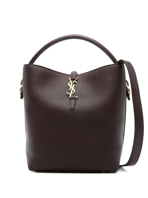 LE 37 MEDIUM LEATHER BUCKET BAG