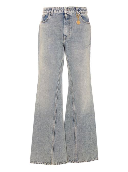 FLARED LEG DENIM JEANS