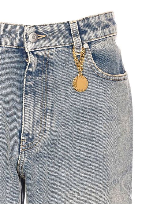 FLARED LEG DENIM JEANS
